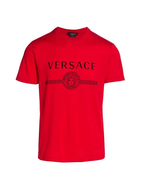 versace red t shirt mens|Versace t shirts men 's.